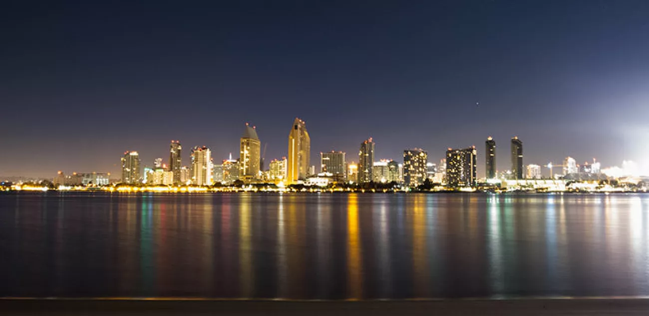 San Diego by night 