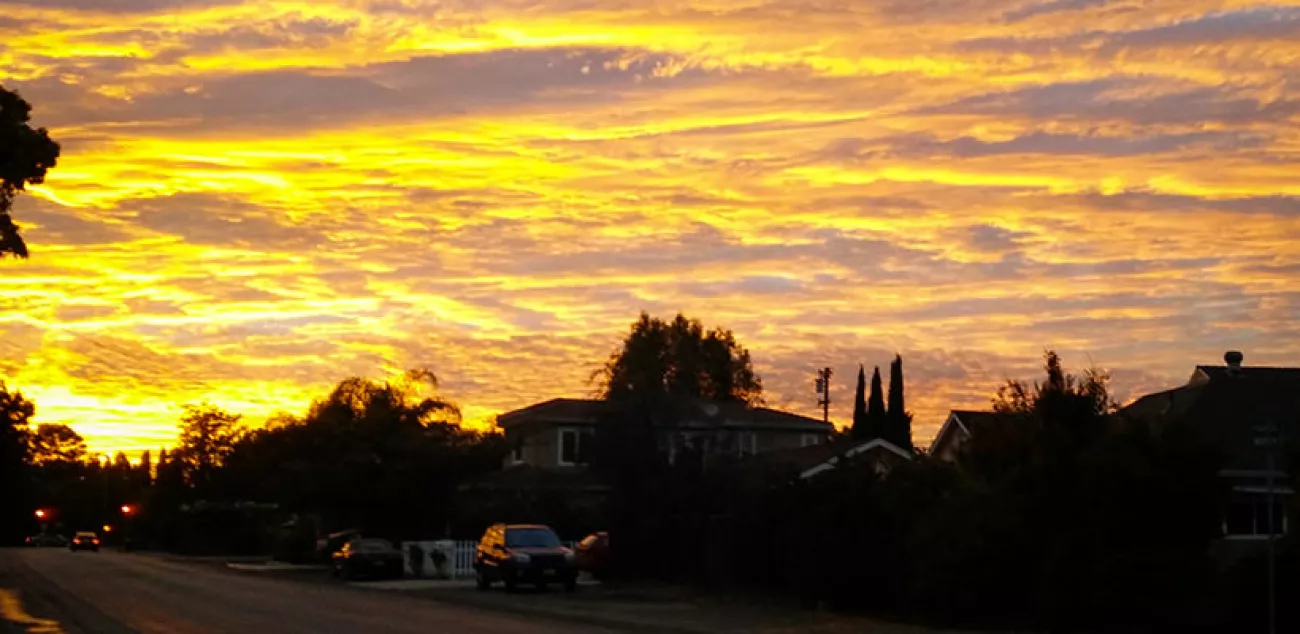 Le soleil se lève sur Sunnyvale